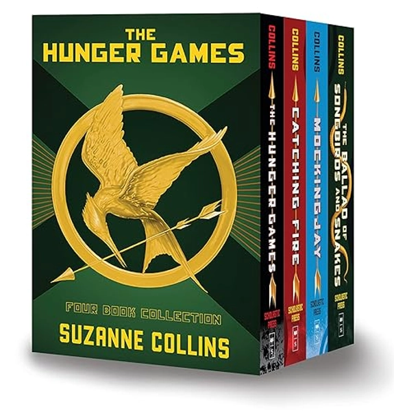 Hunger Games 4-Book Hardcover Box Set (The Hunger Games, Catching Fire, Mockingjay, The Ballad of Songbirds and Snakes)