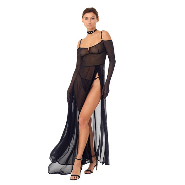 Mesh Dress Black - Flash You And Me Lingerie