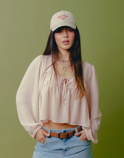 Camisa Manga Larga En Chiffon