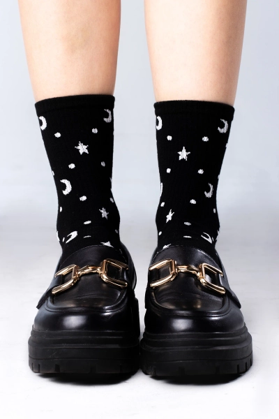 Superstar Black Socks