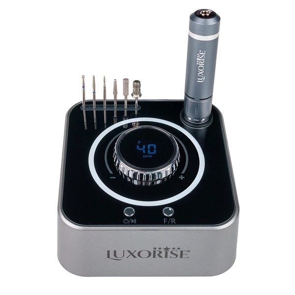 Freza Unghii NeoTurbo PRO 40.000RPM - LUXORISE, Titanium Silver