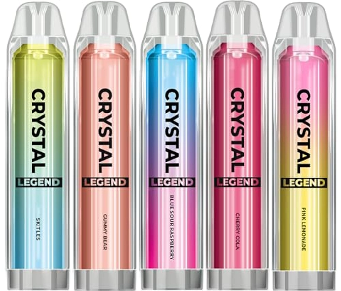 Pack of 5 4000 Puffs E Cigarette Vape Pens, Disposable Vape Pens,Prefilled,Fruit Mixed Flavours, Zero Nicotine (5 Mixed Flavours)