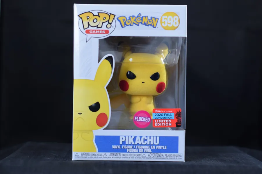 Pikachu (Grumpy) (Flocked) | Pokemon
