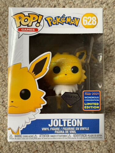Funko POP! Pokemon Jolteon 2021 Wondrous Convention Diamond Glitter #628 New LE  | eBay