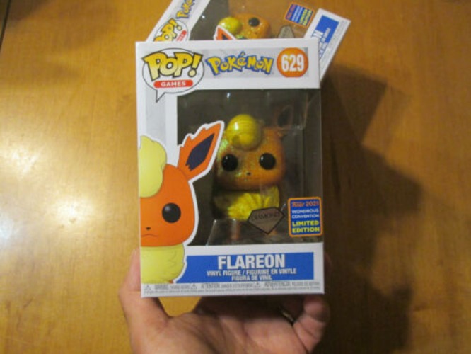 FUNKO POP POKEMON FLAREON DIAMOND # 629 WONDROUS CONVENTION Pokémon  2021  | eBay
