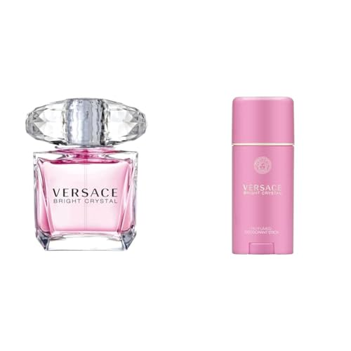Versace Bright Crystal Edt Spray 50ml & CRYSTAL Deodorant stick 50 ml - Spray + Deodorant stick 50 ml