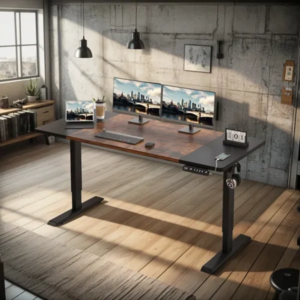 Escritorio Ajustable Altura Gamer Con Tipo-c 140x60cm