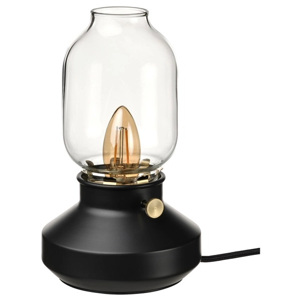 TÄRNABY Table lamp - dimmable anthracite 10 "