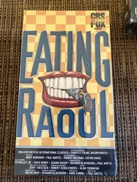 FACTORY SEALED 1982 "Eating Raoul" VHS Tape Ed Begley Jr
