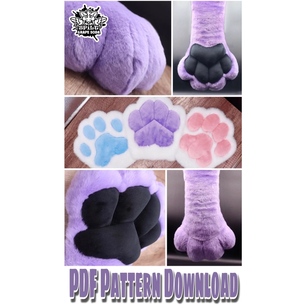 Mitten Paw 2.0 Pattern [PDF DOWNLOAD]
