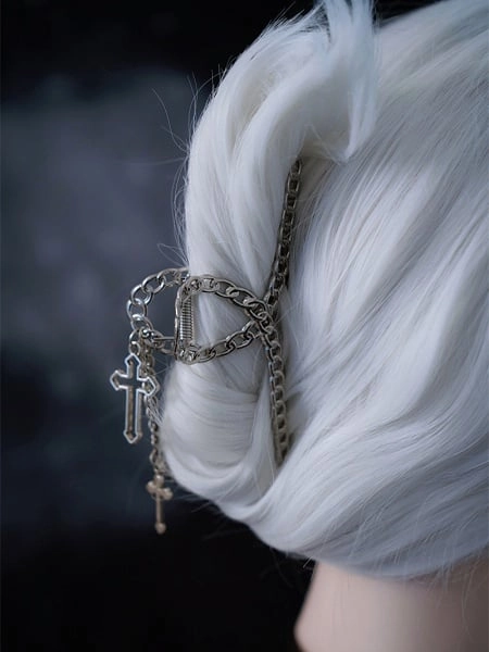 [$7.99]Handmade Alloy Chain Claw Clip