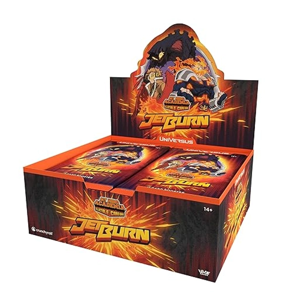UVS Games My Hero Academia Collectible Card Game Set 6: Jet Burn Booster Display