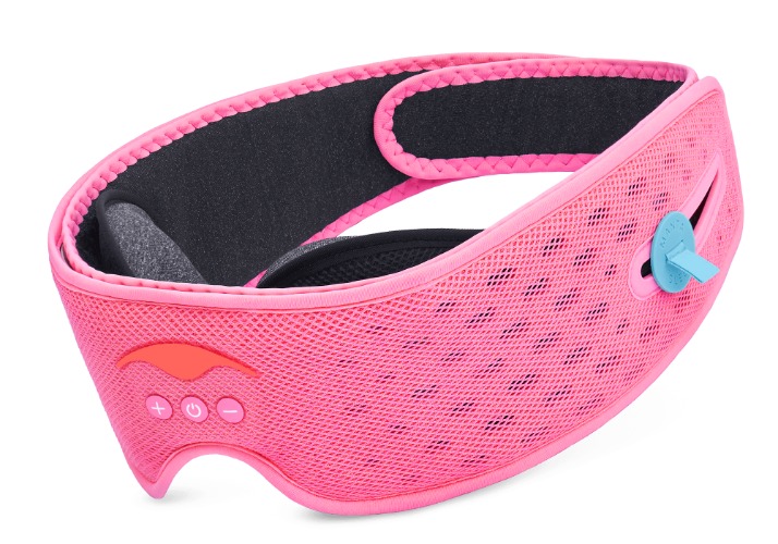 Manta SOUND Sleep Mask | Sunrise Pink