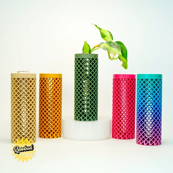 Decor Propagation Station for Plants, Bookshelf Table Decor, Multiple Sizes and Colors,  3D Printed Vase, Gifts for Plant Lovers, Posiedon