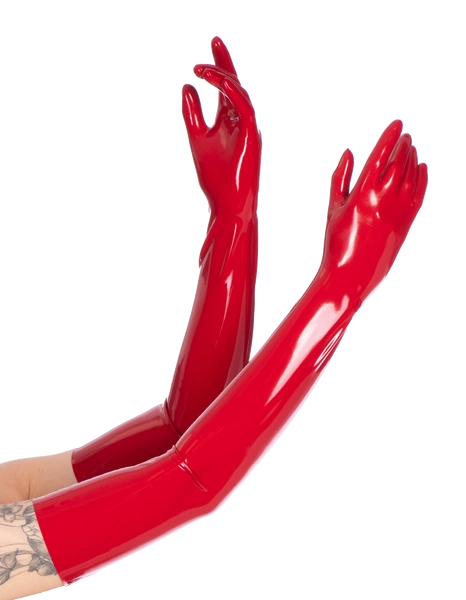 Red Opera Gloves
