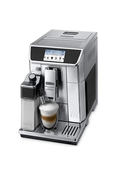 De'Longhi ECAM650.85 Kaffeevollautomat mit LatteCrema Milchsystem DeLonghi ECAM 650.85 MS, 18/8 Edelstahl, 1 Liter, Silber