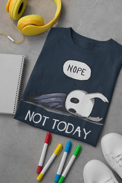 Hollow Nope Not Today Unisex Graphic Tee, Hollow Knight Tshirt, Indie Game Tee
