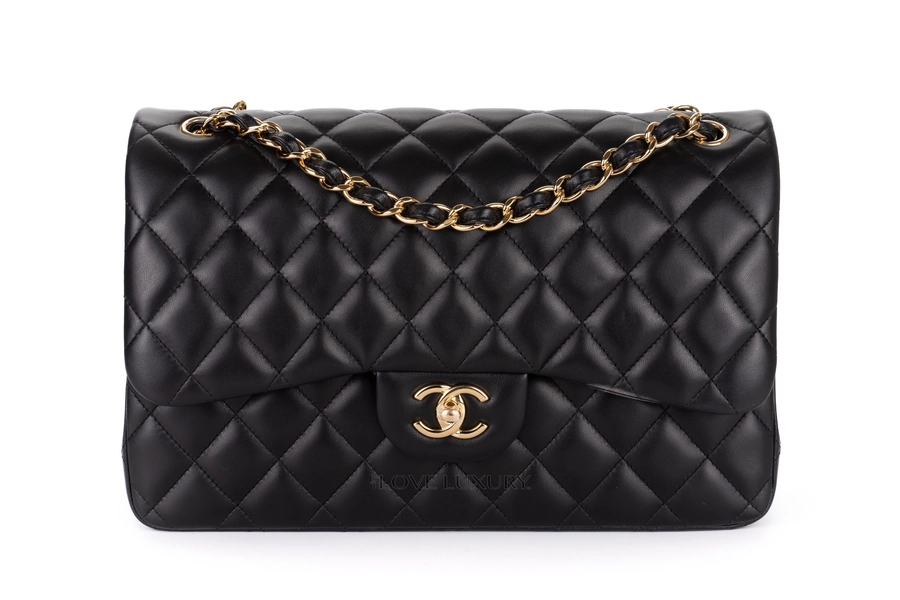 Chanel Jumbo Classic Flap Lambskin Gold Hardware