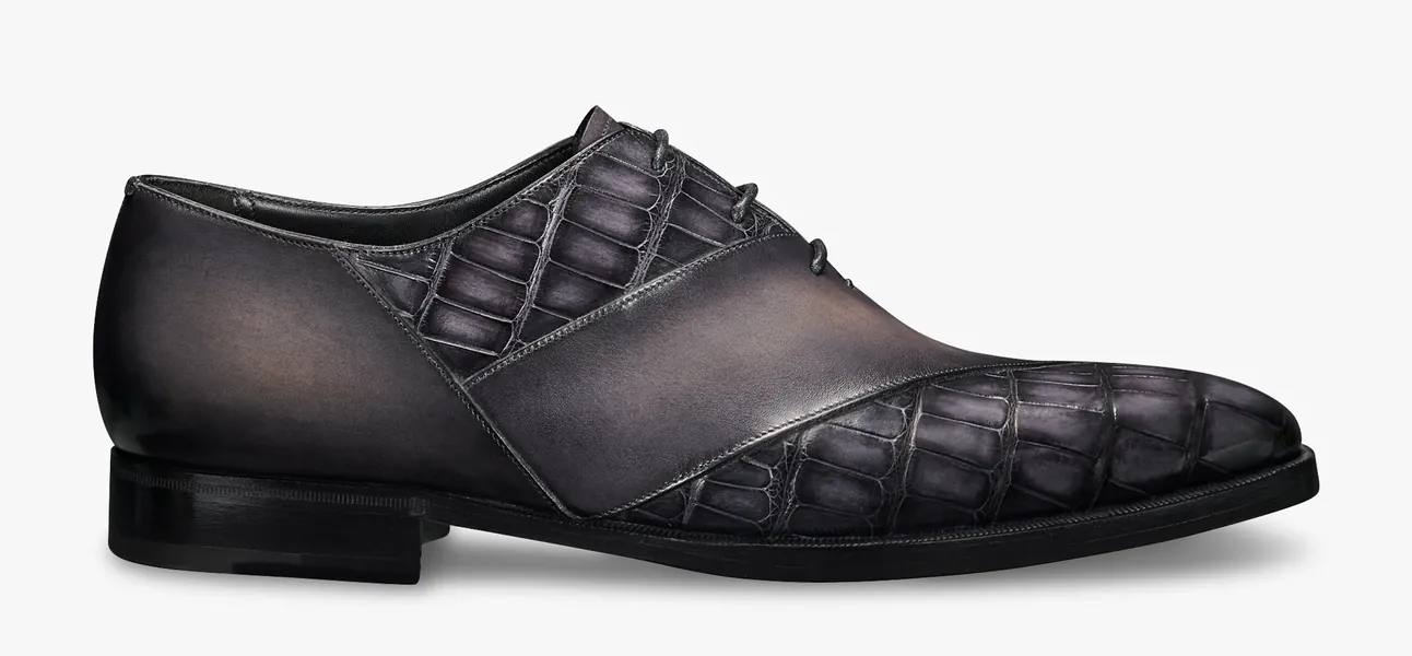 Patchwork Demesure Alligator Leather Oxford