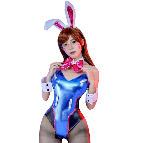 Fiamll Bunny Costume Women Dva Cosplay Bunny Body Hana Song Bunny Cosplay Outfits