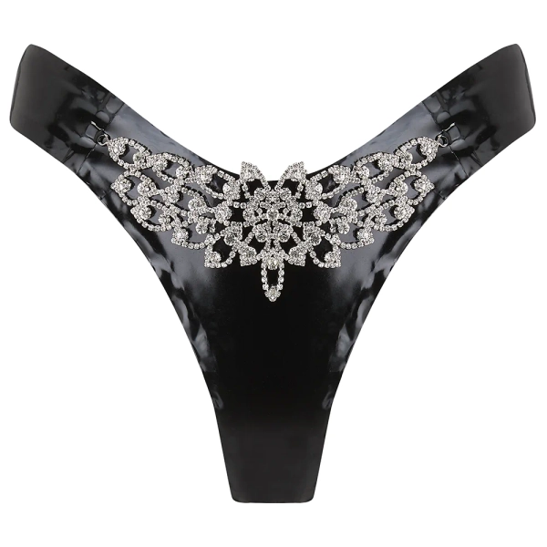 ELISSA POPPY - Tau Crystal Latex Thong