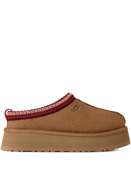 UGG Tazz platform-sole embroidered loafers | 5