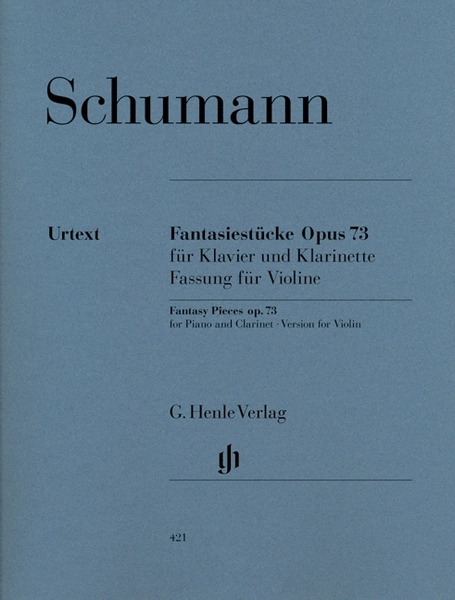 Fantasy Pieces: Op73: Edition For Violin & Piano (Henle)