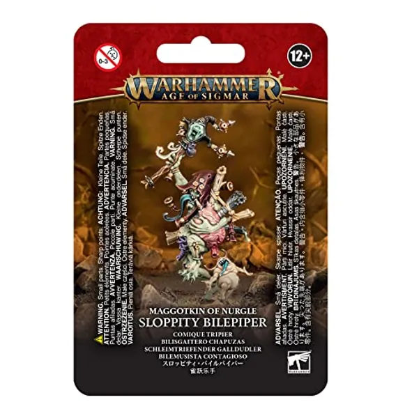 Games Workshop Daemons of Nurgle Sloppity Bilepiper Warhammer Age of Sigmar