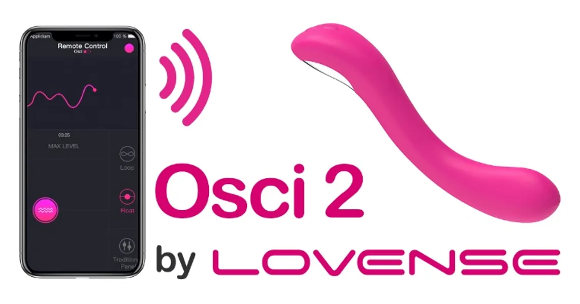 Osci 2 by Lovense. App-Controlled female G-spot Vibrator