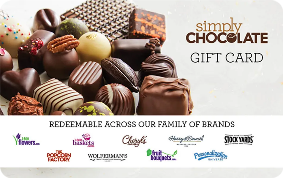 Simply Chocolate $10 Gift Card