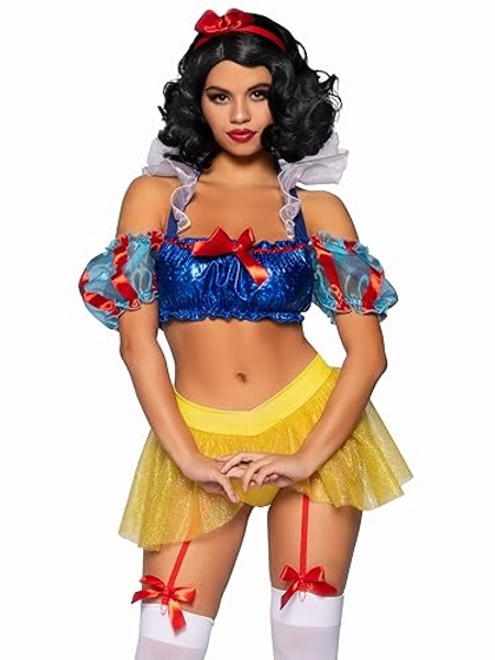 Leg Avenue Women's 3 Pc Bad Apple Snow White Costume