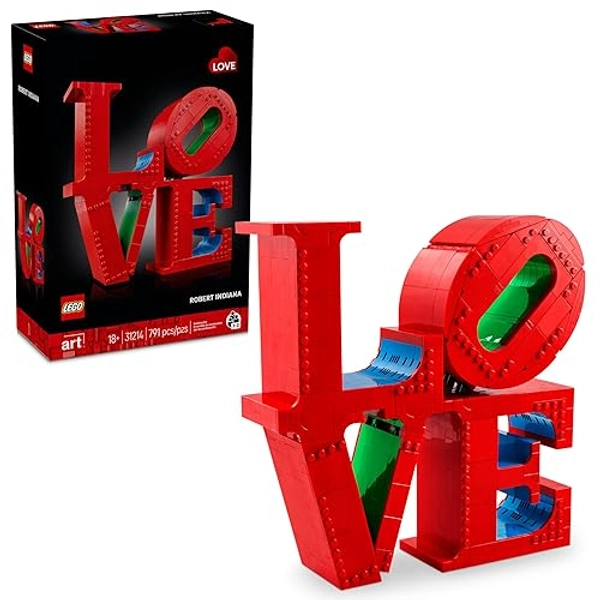 LEGO Art Love Collectible Building Sets - DIY Kits for Adults, Ages 18+ - Crafts for Home Decor & Display - Gift Ideas for Valentine's Day, Birthdays, & More - 31214