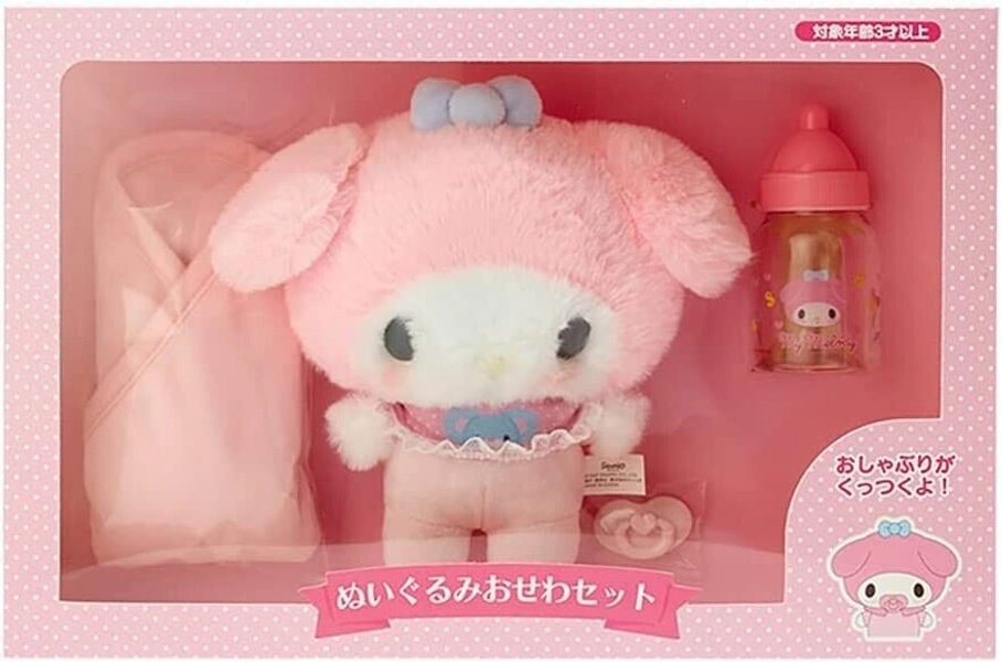 My Melody Baby Plush Toy Care Set Character Goods Sanrio Official Japan