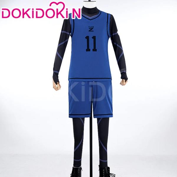 【In Stock】【Size XS-3XL】DokiDoki-N Anime Cosplay Costume Bllue Locck Isaggi Yoiichi / Rensuuke Kuniggami / Bachiira Megguru / Barrou Shhouei / Reeo Mikaage / Naggi Seishhiro / Chiggiri Hyomma / Kurrona Raanze / Hiiori Yoo Uniforms Bodysuits Training Wear