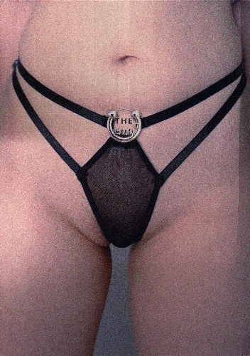 It’s My Life Thong In Black Mesh | XS