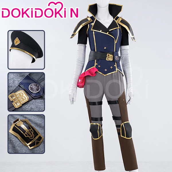 【Ready for ship】【Size XS-3XL】DokiDoki-N Game Cosplay Cosplay Costume Bule White