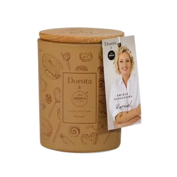 Dorota&Aroma Home, świeca zapachowa, karmel, 150 g - cena | Gemini