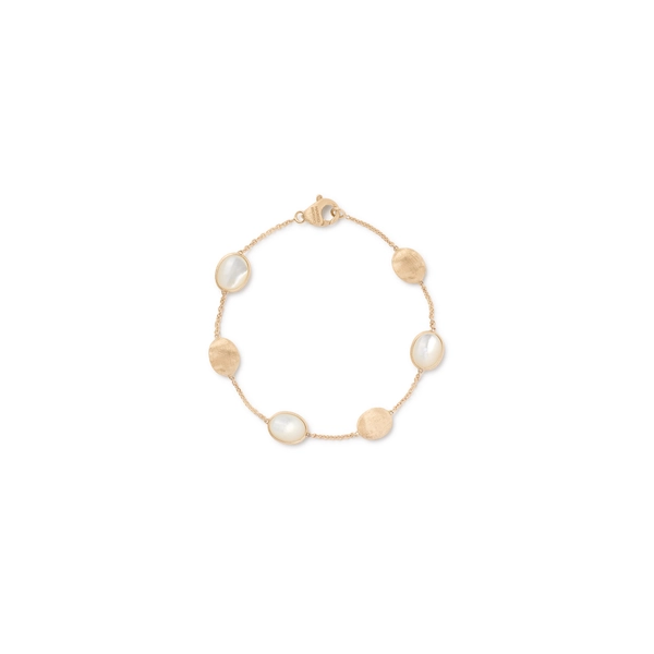 Siviglia Yellow Gold and Mother-of-Pearl Bracelet