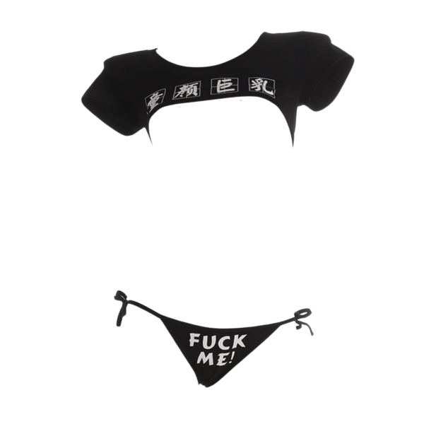 Japanese Anime Lingerie Bikini Set
