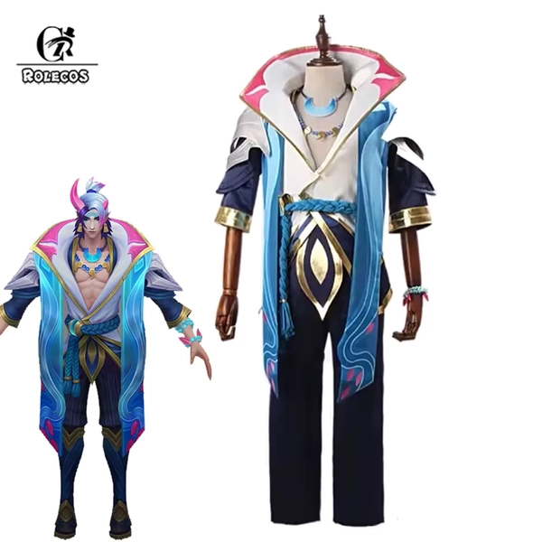 ROLECOS Game LOL Spirit Blossom Aphelios Costume Cosplay Aphelios New Skin Women Uniform Halloween Party Fullset Outfit Suit - AliExpress 200000532