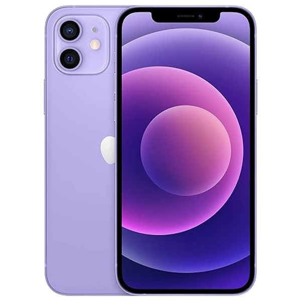 iPhone 12, 128GB, Purple (Renewed)