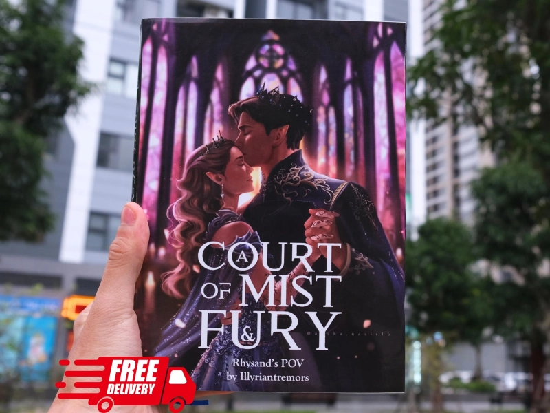 A Court of Mist and Fury: Rhysand’s POV book. Artful Page Included. Rhys's POV for ACOMAF. Hardcover. ACoTAR FanFic. Book Rebinding.