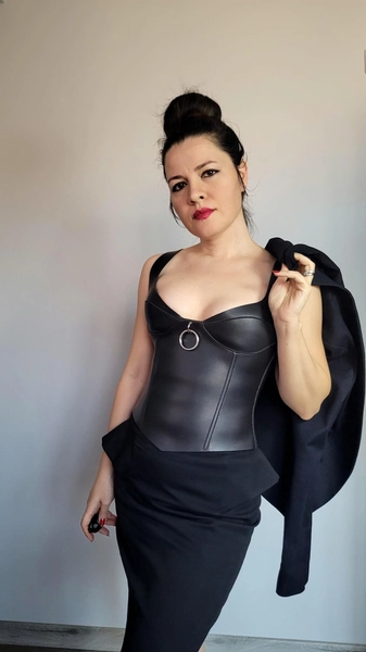 Leather Bustier Corset