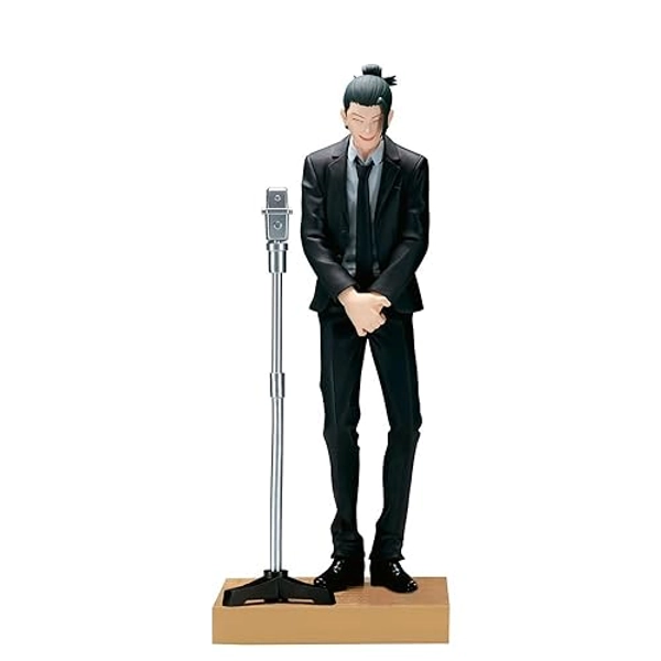 YLEAFUN Anime Geto Suguru Figure PVC Collection Model Standing Posture Action Figure JJK Geto Statue (Suit Ver.) 5.9 Inch