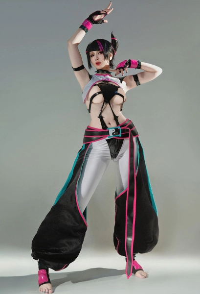 Street Fighter 6 Juri Cosplay + Wig