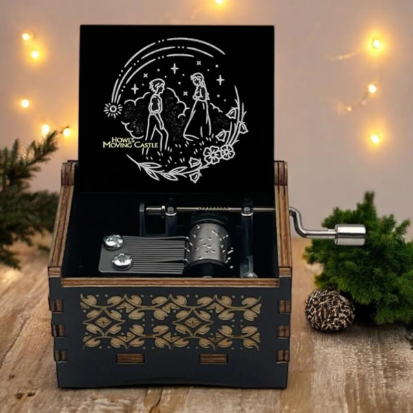 Howl's Moving Castle Handcrank Music Box, Merry Go Round of Life, Studio Ghibli Miyazaki Film, Handcrafted Unique Romantic Holiday Gift - Etsy