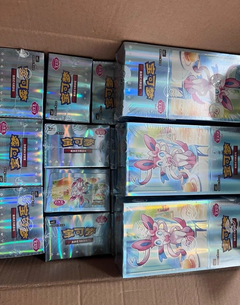 [in Stock]Pokemon TCG Chinese Card Gem Pack Vol.2 Eevee Booster Box Sealed CBB2C