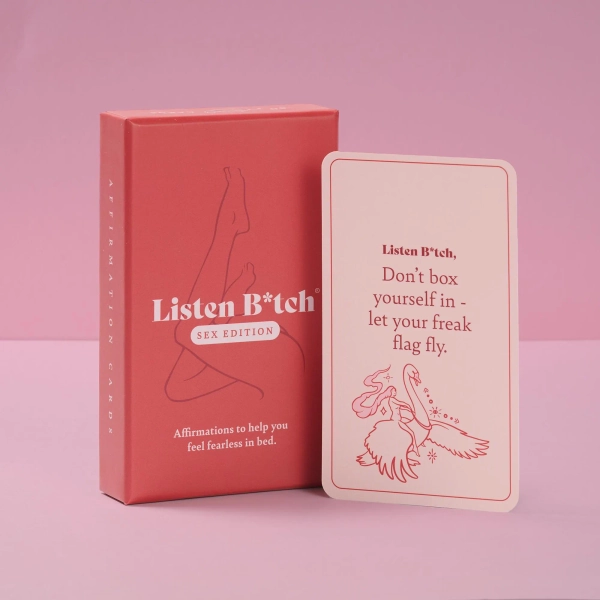 Sex Edition | Listen Bitch Affirmations | Affirmations to Help You Feel Fearless in Bed |  Perfect for Holiday Gifting & Stocking Stuffers