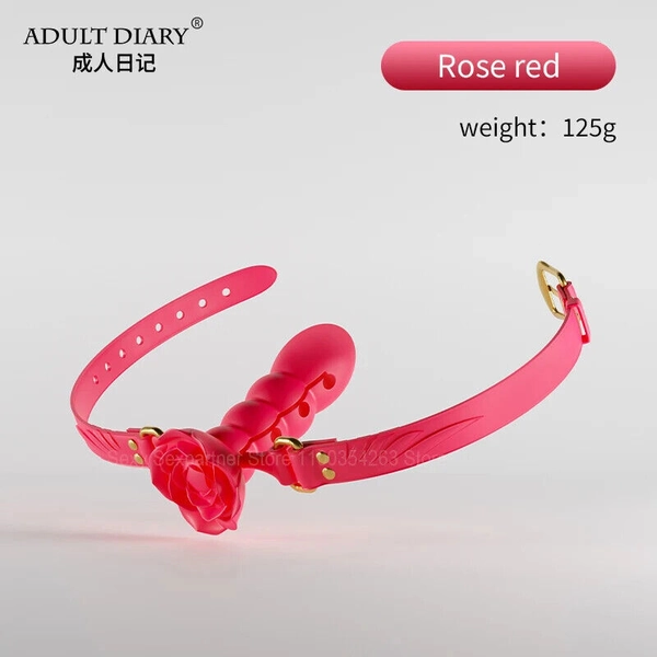 Adjusting Bondage Deep Throat Mouth Plug Leather Mouth Ball Bdsm Mouth Gag Flirt