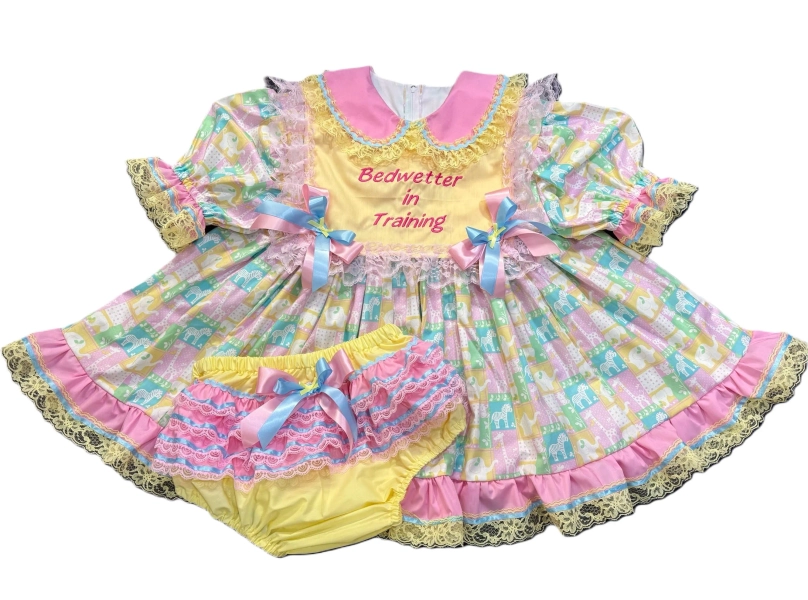 BEDWETTER IN TRAINING Dress Set My Binkies and Bows
